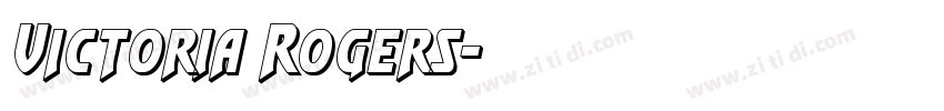 Victoria Rogers字体转换